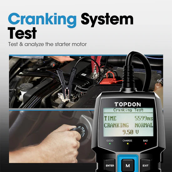 TOPDON BT100W Battery Tester