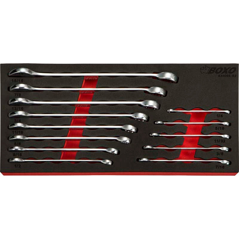 Boxo Multimeter BOXO 13pc Imperial Combination Spanner Set – Only Tools and Boxes Ltd