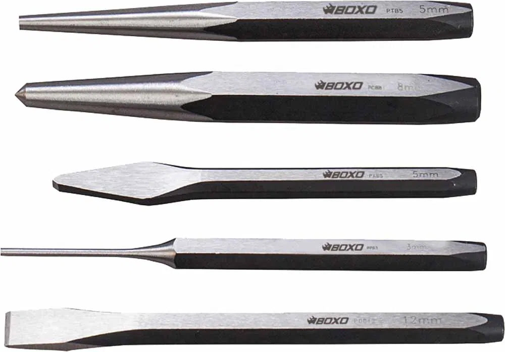 BOXO 17Pc Punch & Chisel Set