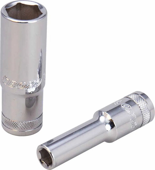 BOXO 13Pc 1/4" 6PT Deep Socket Set