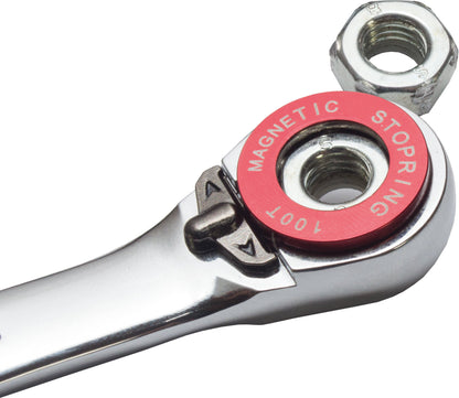 BOXO 100T Ratcheting Combination Spanners with Magnetic Stop Ring (8mm - 19mm)