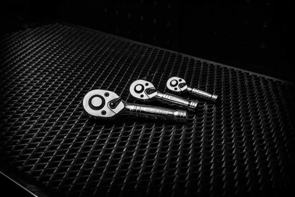 BOXO 3Pc Stubby Ratchet Set