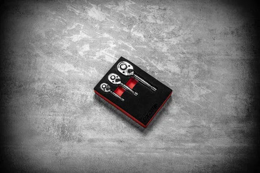 BOXO 3Pc Stubby Ratchet Set