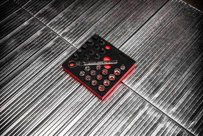 BOXO 26Pc 3/8" Low Profile Go-Thru Socket Set