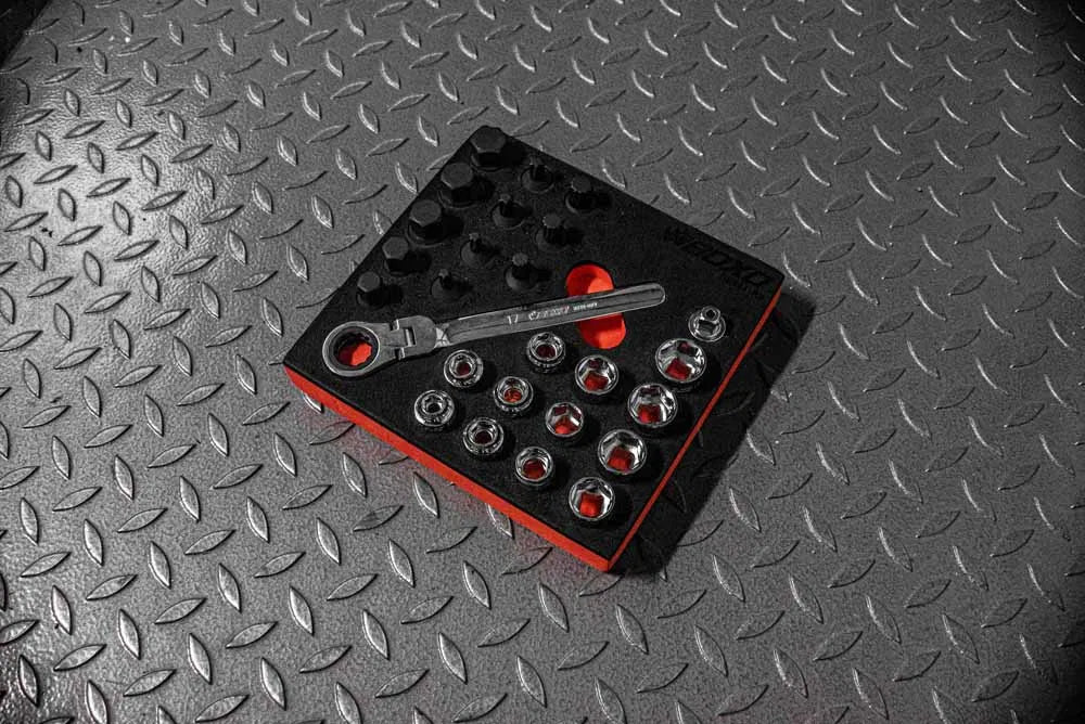 BOXO 26Pc 3/8" Low Profile Go-Thru Socket Set