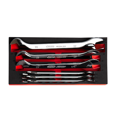 BOXO 6Pc Ultra Thin Double Open-Ended Spanner Set (20mm - 32mm)