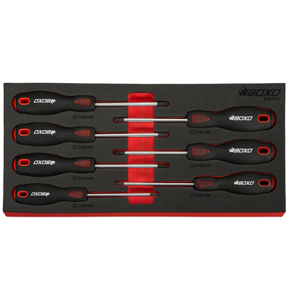 BOXO 7Pc Torx Screwdriver Set in EVA Foam