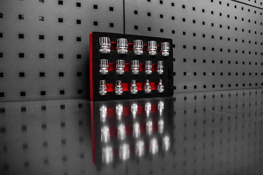 BOXO 15Pc 3/8" 6PT Magnetic Socket Set