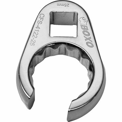 BOXO 20Pc 3/8" & 1/2" 12PT Master Crow Foot Wrench Set