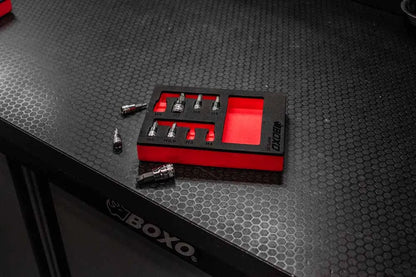 BOXO 8Pc 1/4" & 3/8" Hex Extractor Bit Socket Set