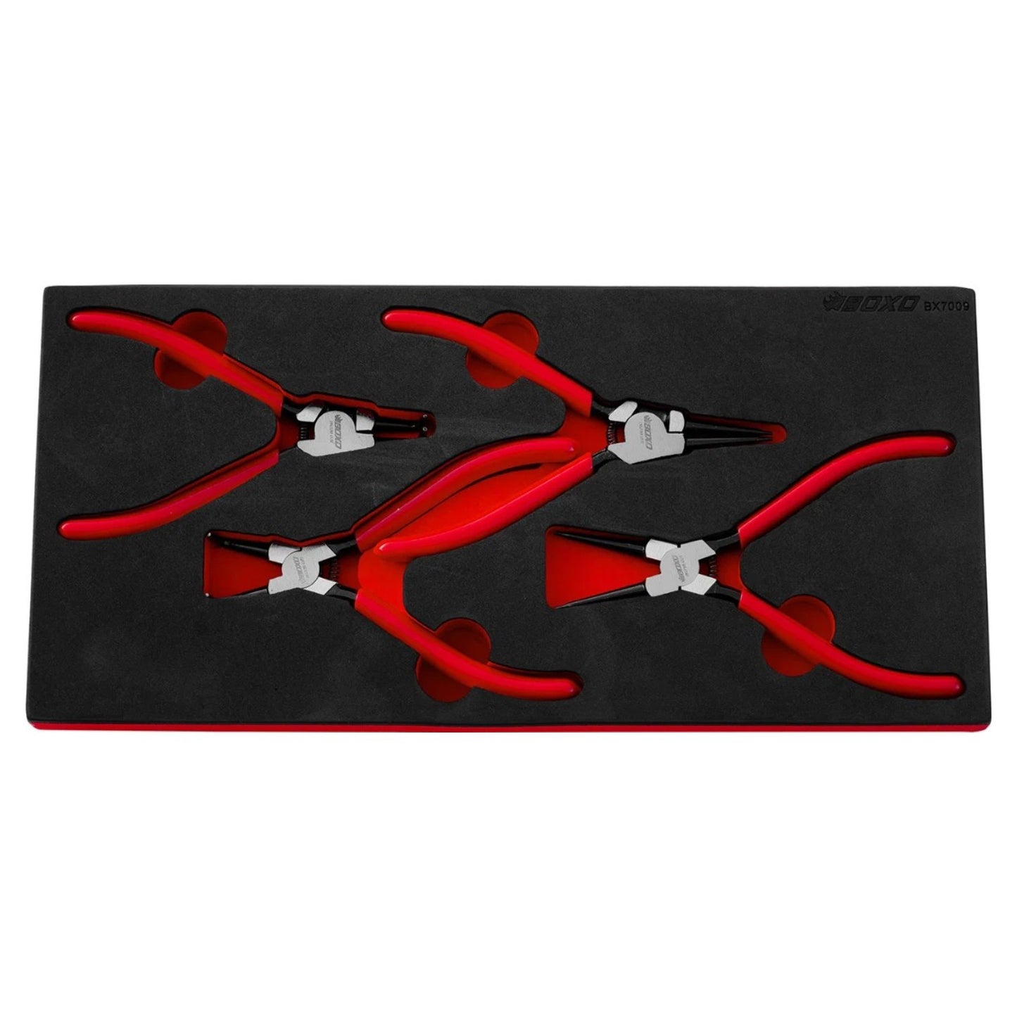 BOXO 4Pc Circlip Plier Set in EVA Foam