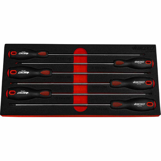 BOXO 6pc Torx Screwdriver 250L Set in EVA Foam