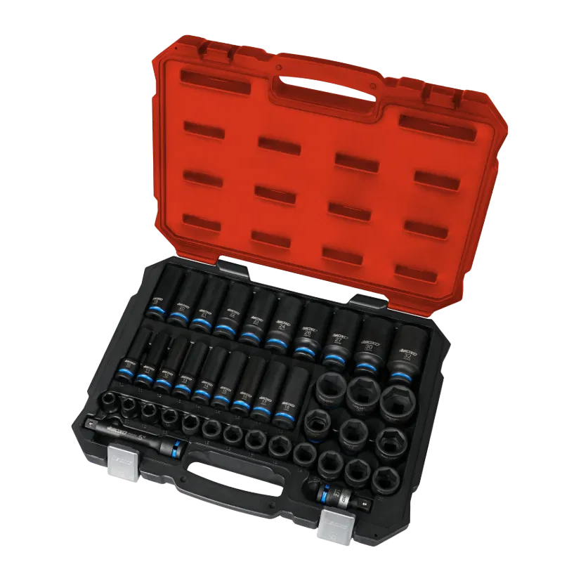 BOXO 40pc 1/2" Master Impact Socket Set