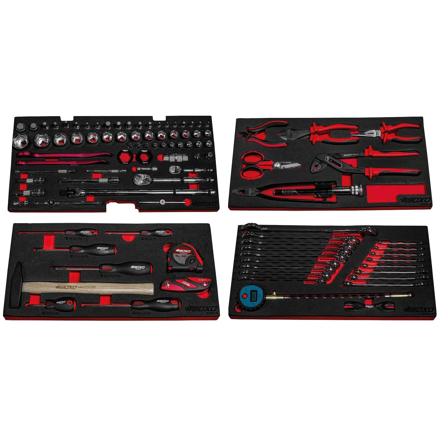 BOXO Moto 3 Drawer Carry Box & Tool Set