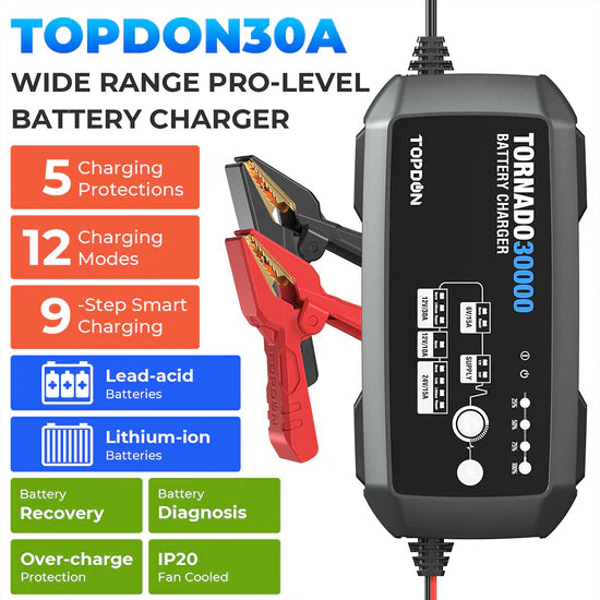 TOPDON Tornado30000 Battery Charger