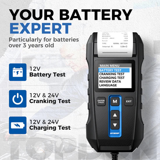 TOPDON BT300P Battery Tester
