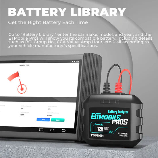 TOPDON BTMobile ProS Battery Tester