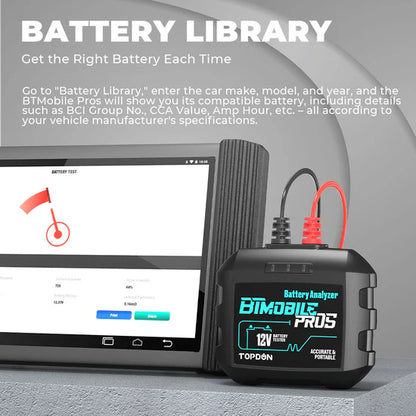 TOPDON BTMobile ProS Battery Tester