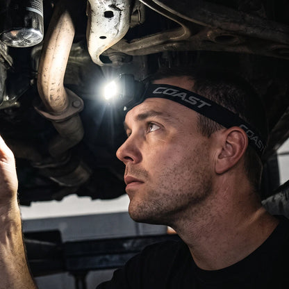COAST 1000 Lumen Rechargeable Head Torch (Twin Pack)