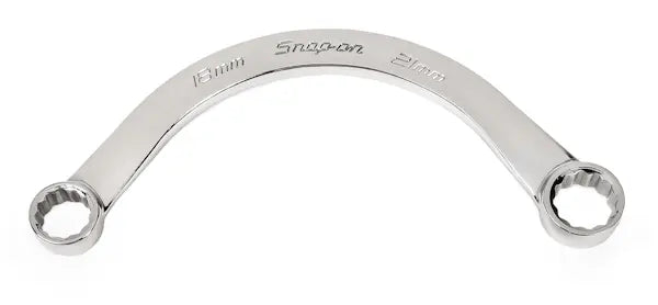 Snap-on 18–21 mm 12-Point Metric Flank Drive® Half-Moon Box Wrench