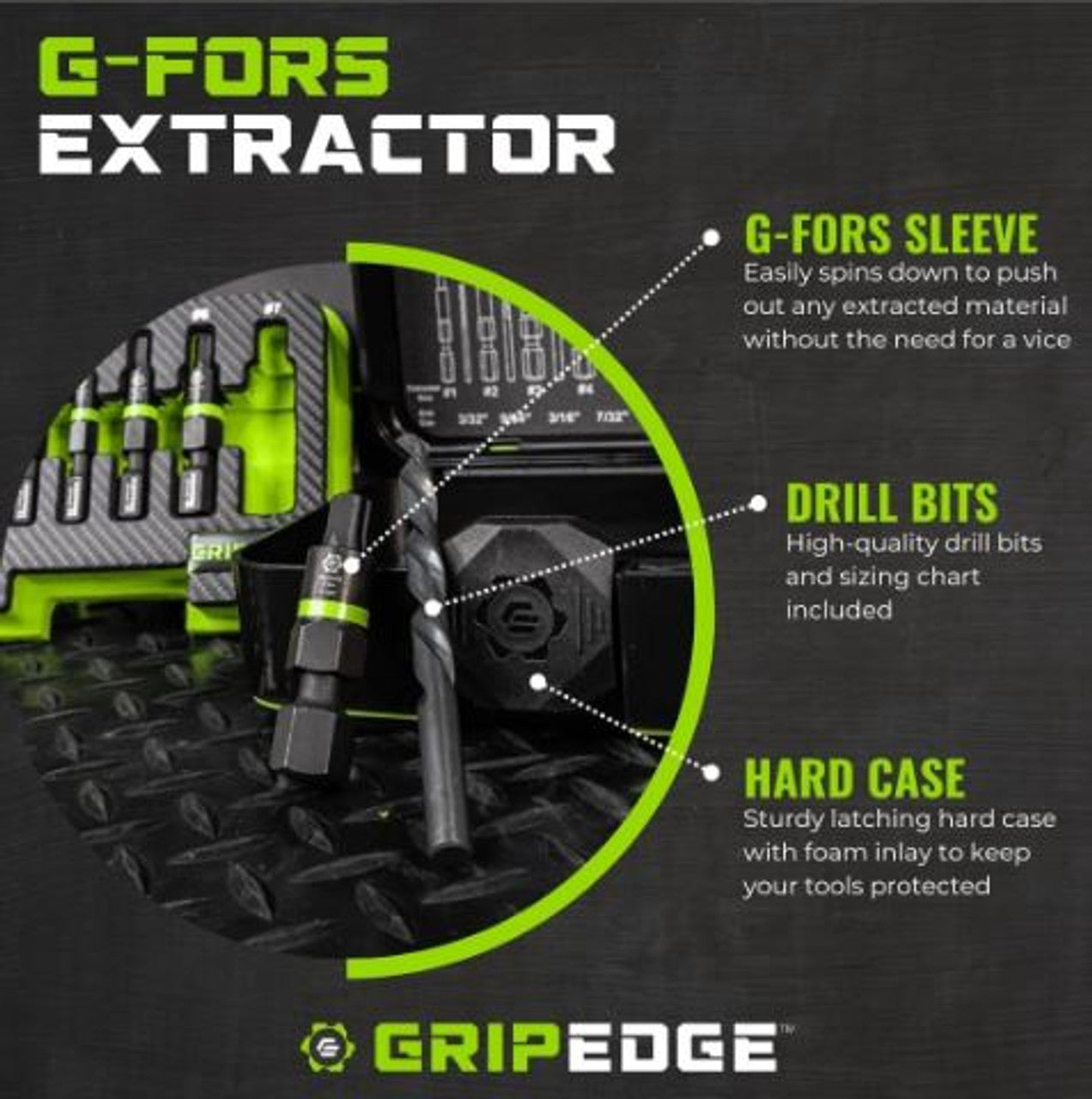 GripEdge 14pc RPT FORS Extractor Set