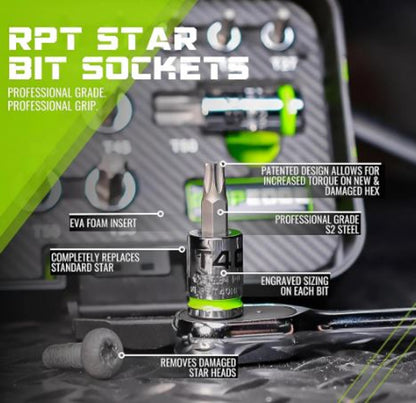 GripEdge 14pc RPT Torx Driver Set