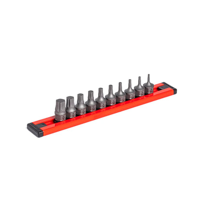 GripEdge 10Pc 1/4'' RPT Low-Profile SAE Hex Dual Action Driver Bit Set