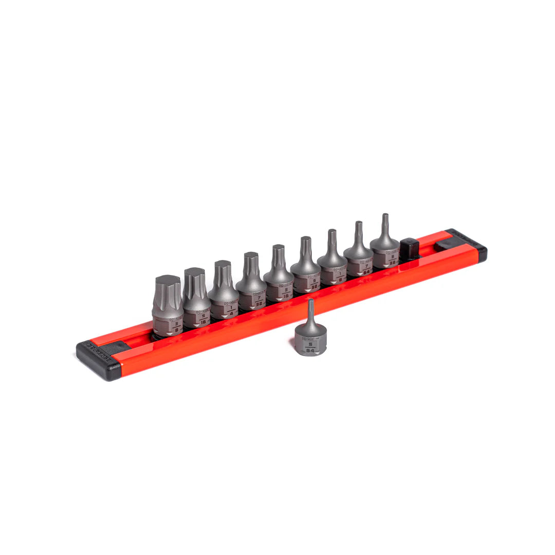 GripEdge 10Pc RPT 1/4'' Low-Profile SAE Hex Dual Action Driver Bit Set