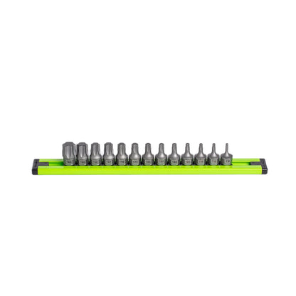 GripEdge 13Pc 1/4'' RPT Low-Profile Star Dual Action Driver Bit Set