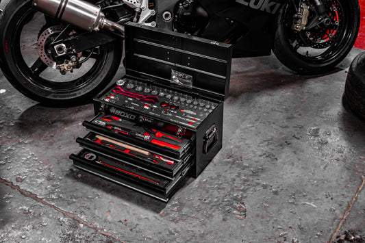 BOXO Moto 3-Drawer Carry Box & Tool Set