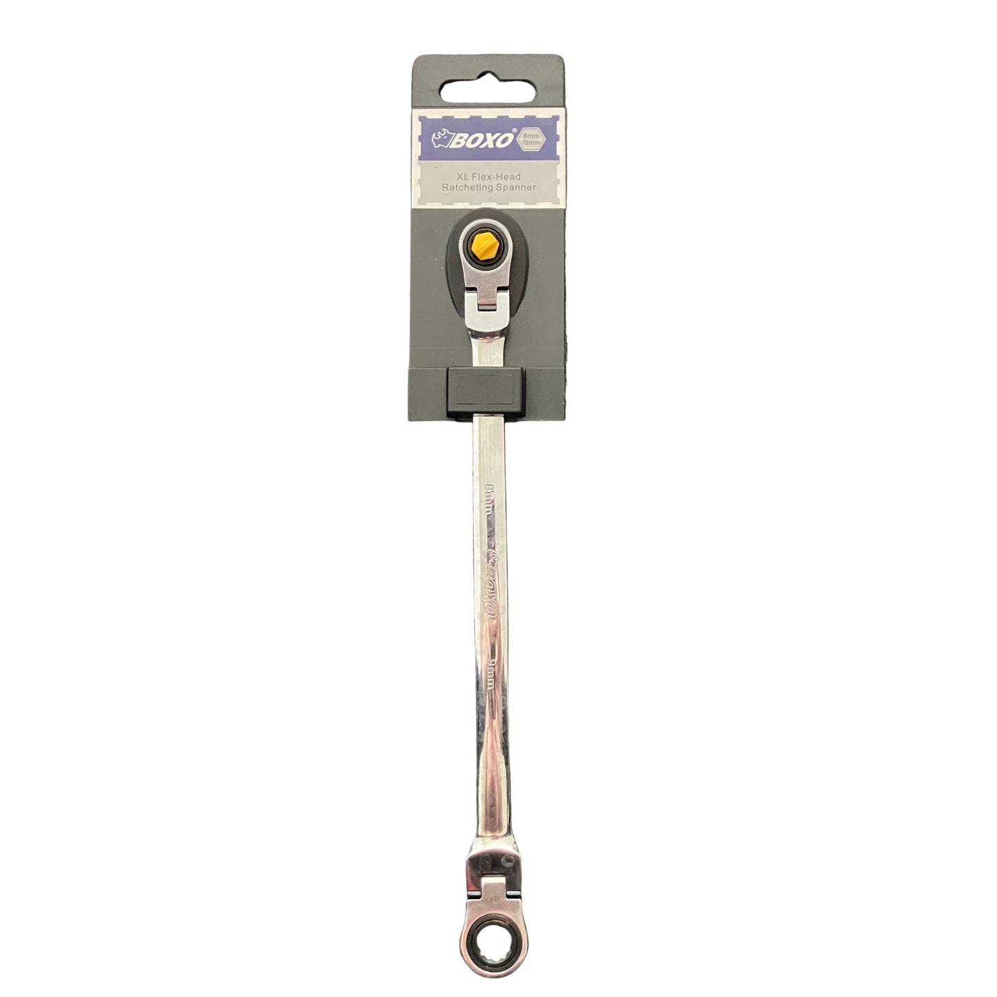 BOXO XL Flex-Head Ratcheting Spanner 8-9mm