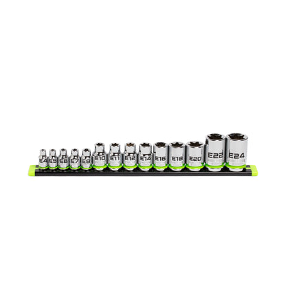 GripEdge 14Pc RPT E-Star Socket Set