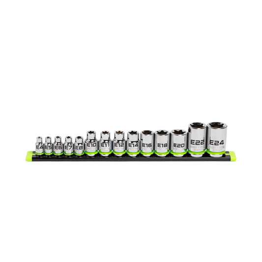 GripEdge 14Pc RPT E-Star Socket Set