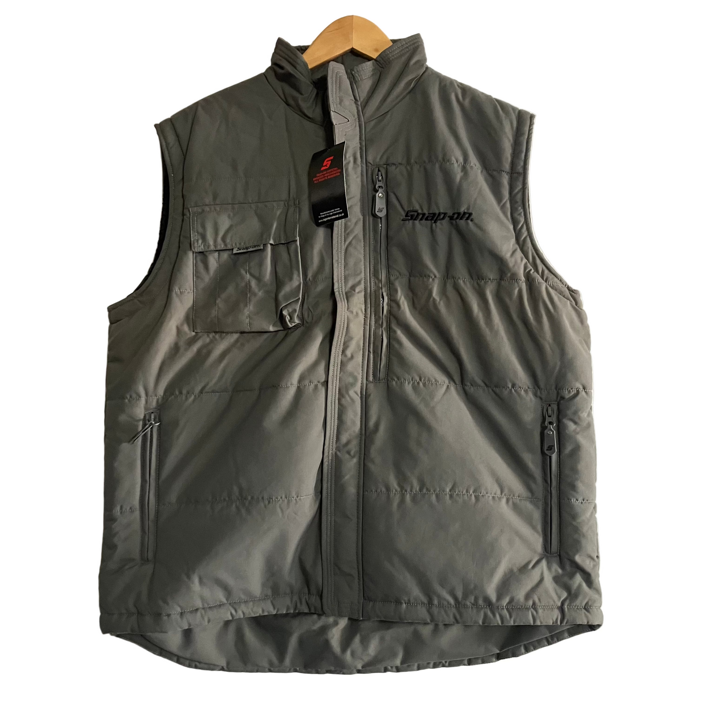 Snap-on Grey Body Warmer Size Mens' XL