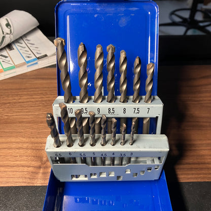 Blue-Point Tungsten Carbide Tipped Drill Set