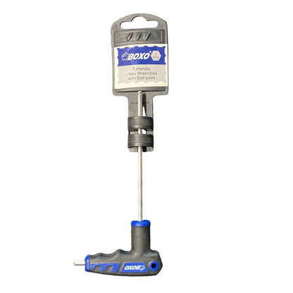 BOXO T-Handle Hex Wrenches with Ball Point 3mm