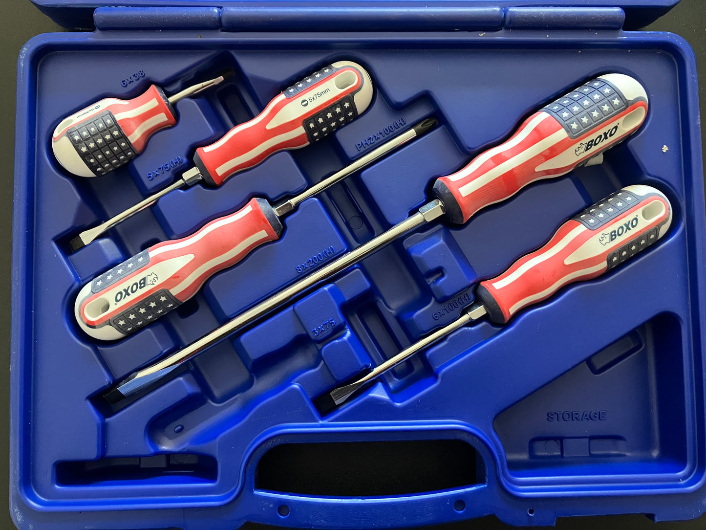 BOXO Limited Edition USA Flag Screwdriver Set