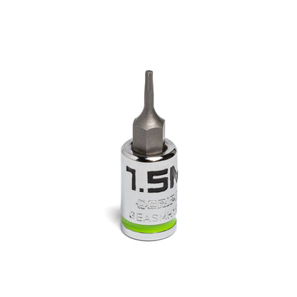 GripEdge 1/4" RPT Short Metric Hex Sockets (1.5mm - 7mm)