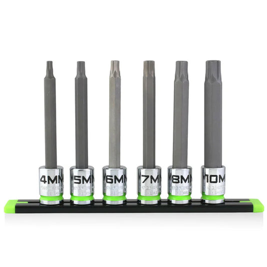 GripEdge 6pc 3/8Dr Metric RPT Hex Driver Set