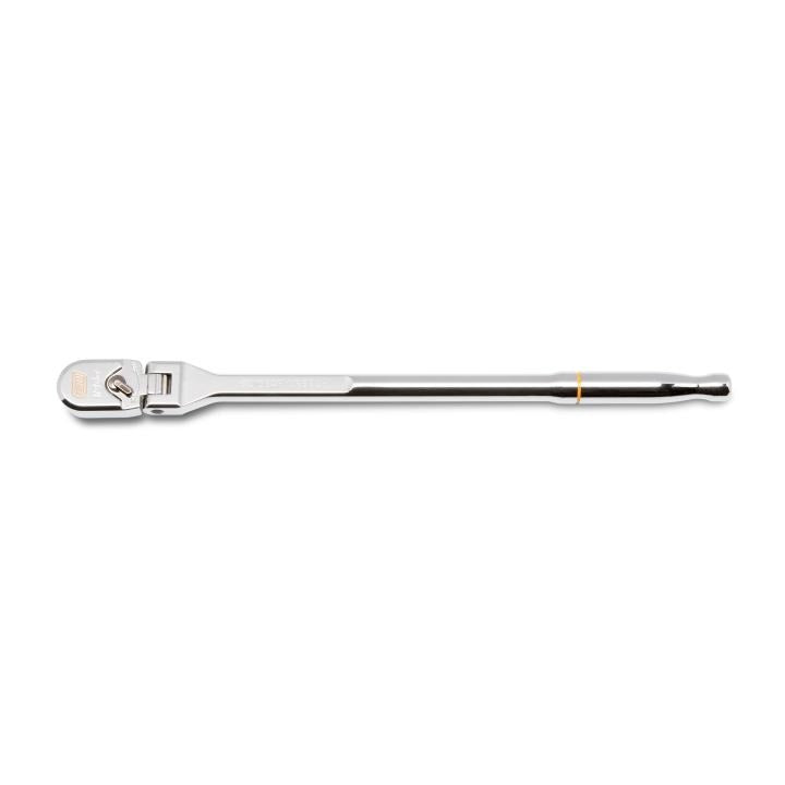 GearWrench 3/8" 120XP™ Full Polish Chrome Flex Head Teardrop Ratchet 13-1/2"