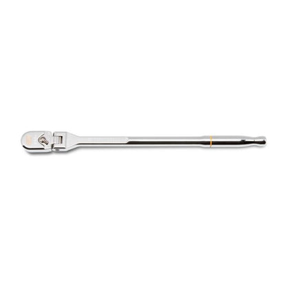 GearWrench 3/8" 120XP™ Full Polish Chrome Flex Head Teardrop Ratchet 13-1/2"