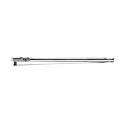 GearWrench 3/8" 120XP™ Full Polish Chrome Flex Head Teardrop Ratchet 13-1/2"