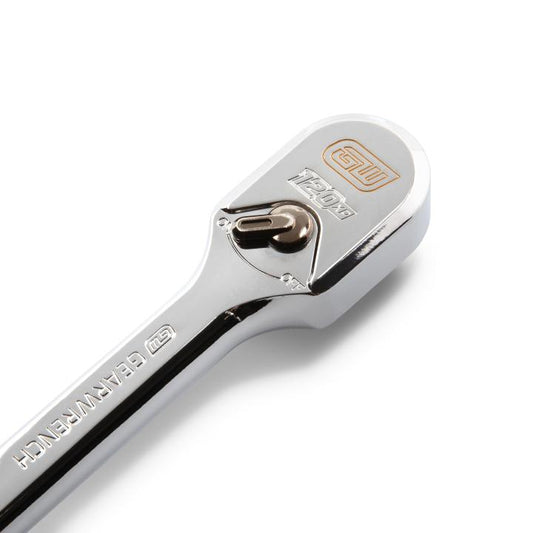 3/8" Drive 120XP™ Full Polish Chrome Extra Long Handle Teardrop Ratchet 18"