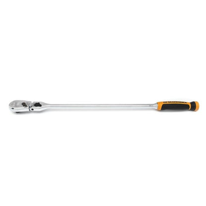 GearWrench 1/2" 90T Dual Material Locking Flex Head Teardrop Ratchet 24"