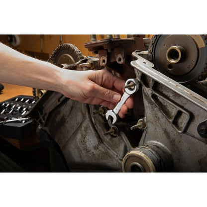 GearWrench 7 Piece 72-Tooth 12 Point Stubby Ratcheting Combination SAE Wrench Set