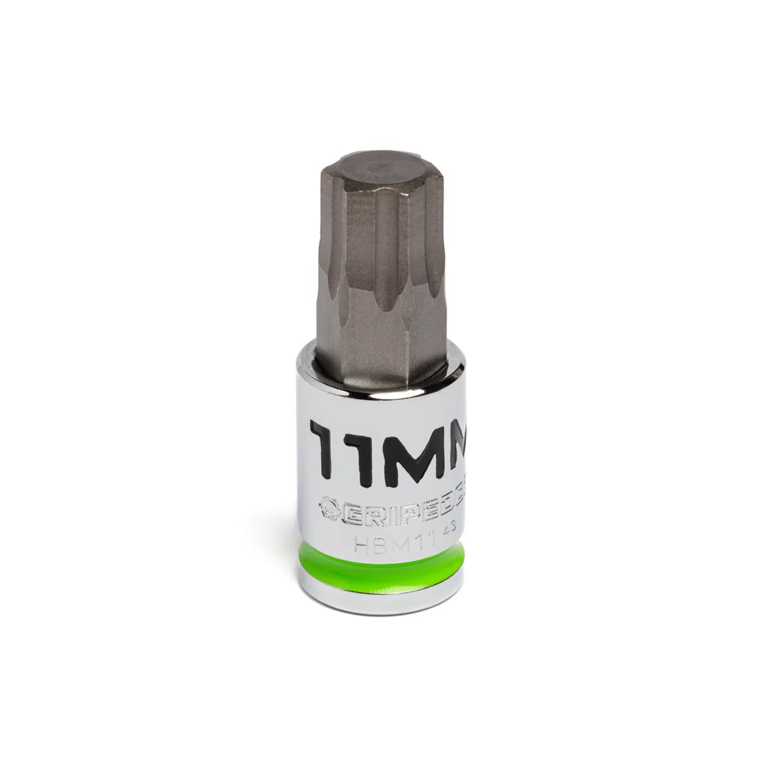 GripEdge 3/8" Short Metric Hex Drivers (4mm - 12mm)