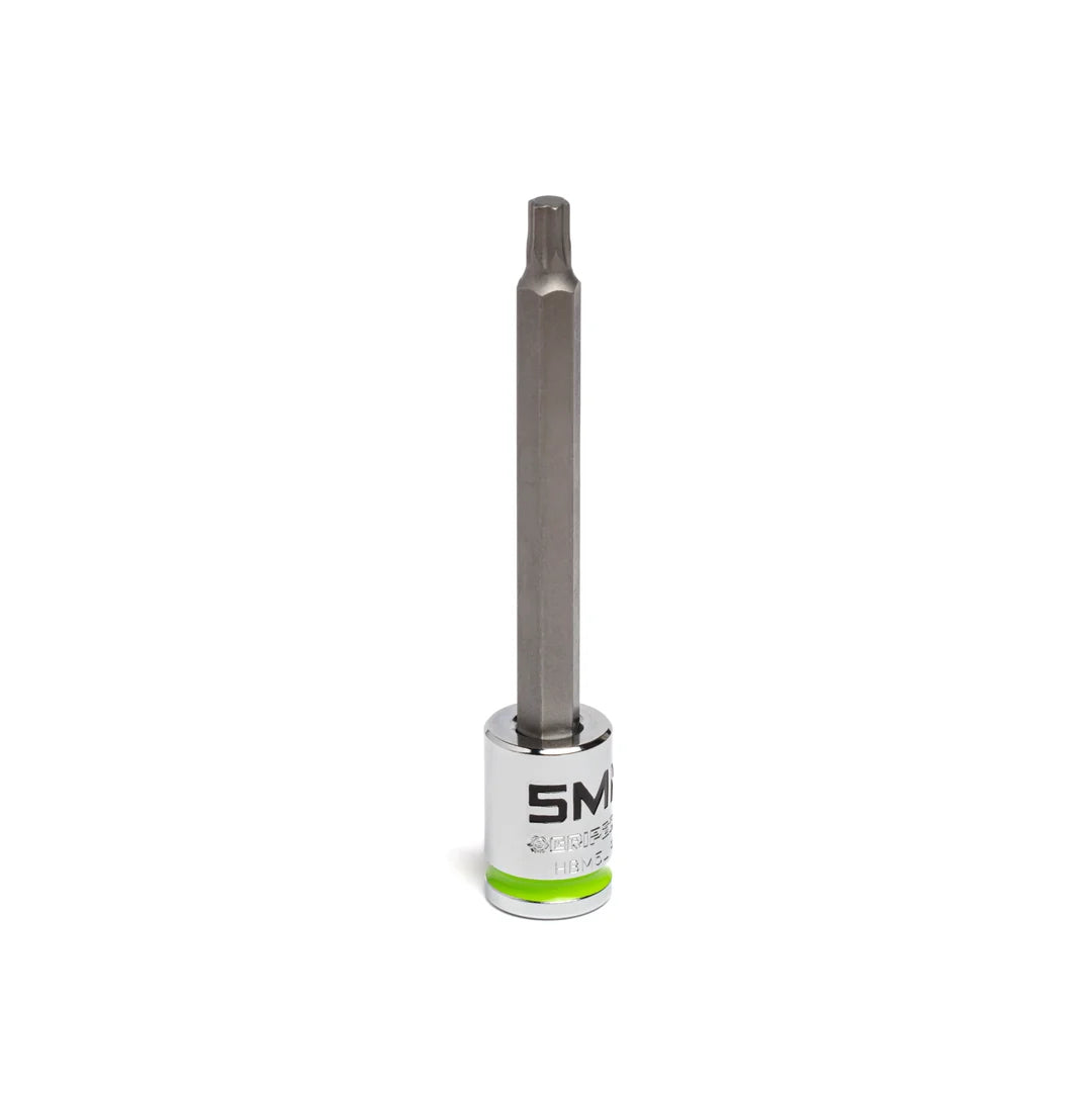 GripEdge 3/8" RPT Metric Hex Drivers Long (4mm - 10mm)
