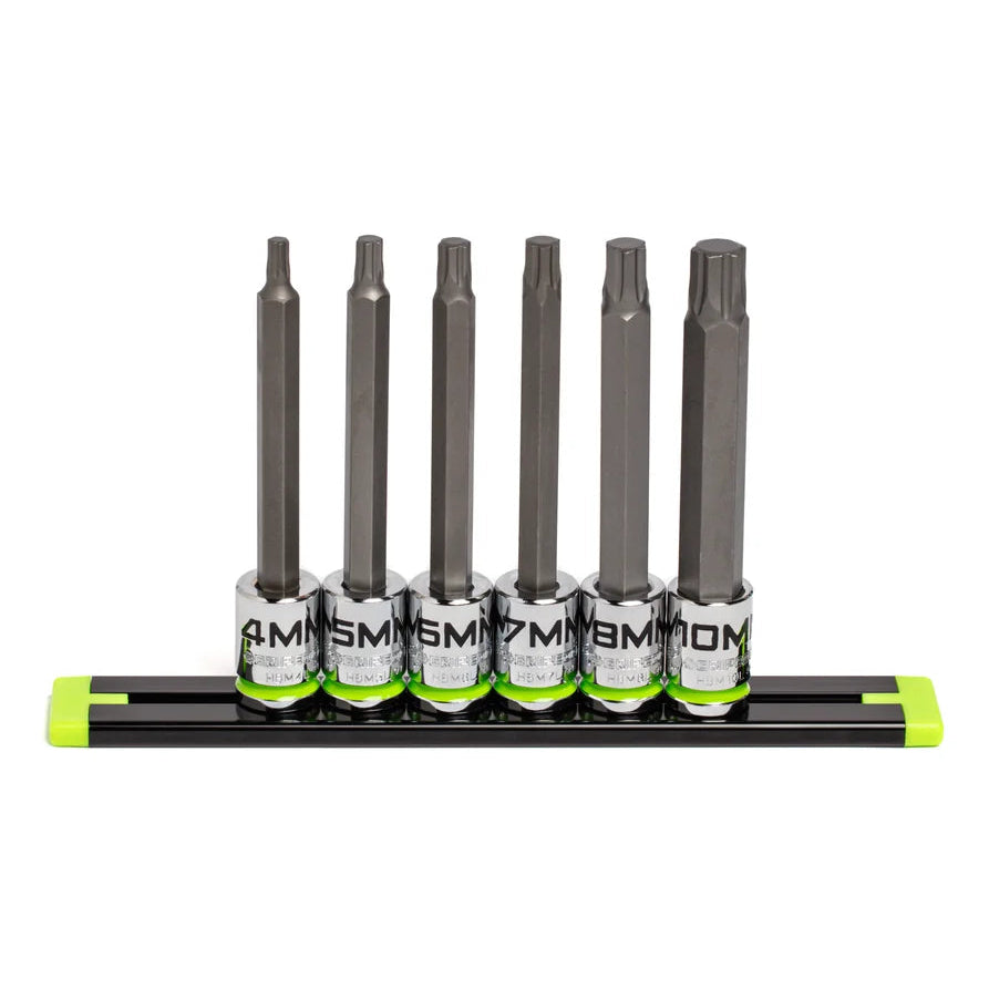 GripEdge 6Pc 3/8" RPT Metric Hex Driver Set