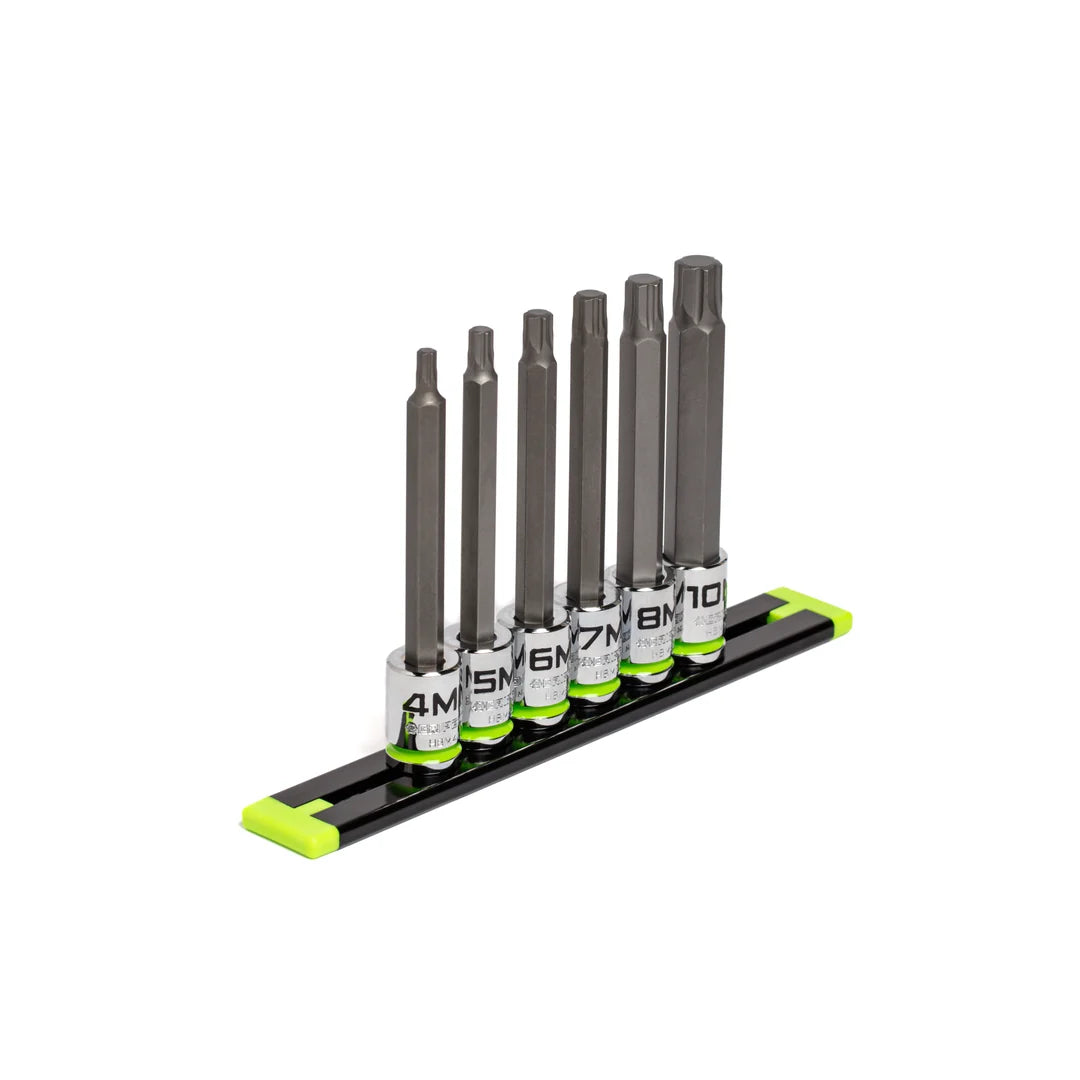 GripEdge 6Pc 3/8" RPT Metric Hex Driver Set