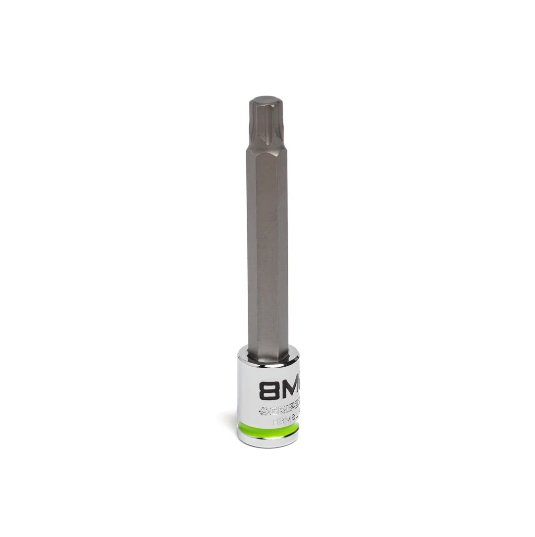 GripEdge 3/8" RPT Metric Hex Drivers Long (4mm - 10mm)